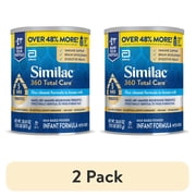 2 pack Similac 360 Total Care Infant Formula Powder, 30.8 oz Value Can