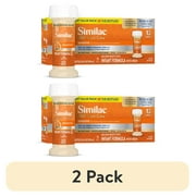 عبوتان من تركيبة Similac 360 Total Care Sensitive الجاهزة لتغذية الأطفال، تحتوي على 5 أنواع من البريبايوتكس HMO، زجاجة سعة 2 أونصة، عبوة مكونة من 12 قطعة