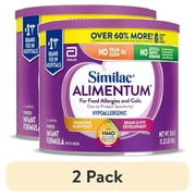 (2 pack) Similac Alimentum With 2-FL HMO, Baby Formula Powder, 19.8-oz Value Can