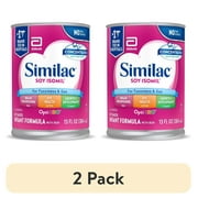 2 pack Similac Soy Isomil Concentrated Liquid Baby Formula, 13-fl-oz Can
