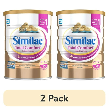 (2 pack) Similac Total Comfort Baby Formula Powder, Imported, 820 g (28.9 oz) Can