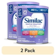 2 pack Similac Gentle Comfort Powder Baby Formula, 12.6-oz Can