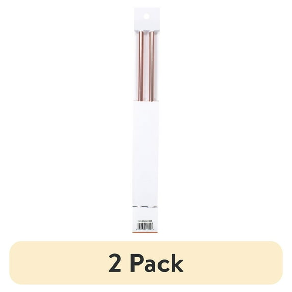 (2 pack) Simplicity Boye 14 in Anodized Aluminum Knitting Needles, Size 13 Gold