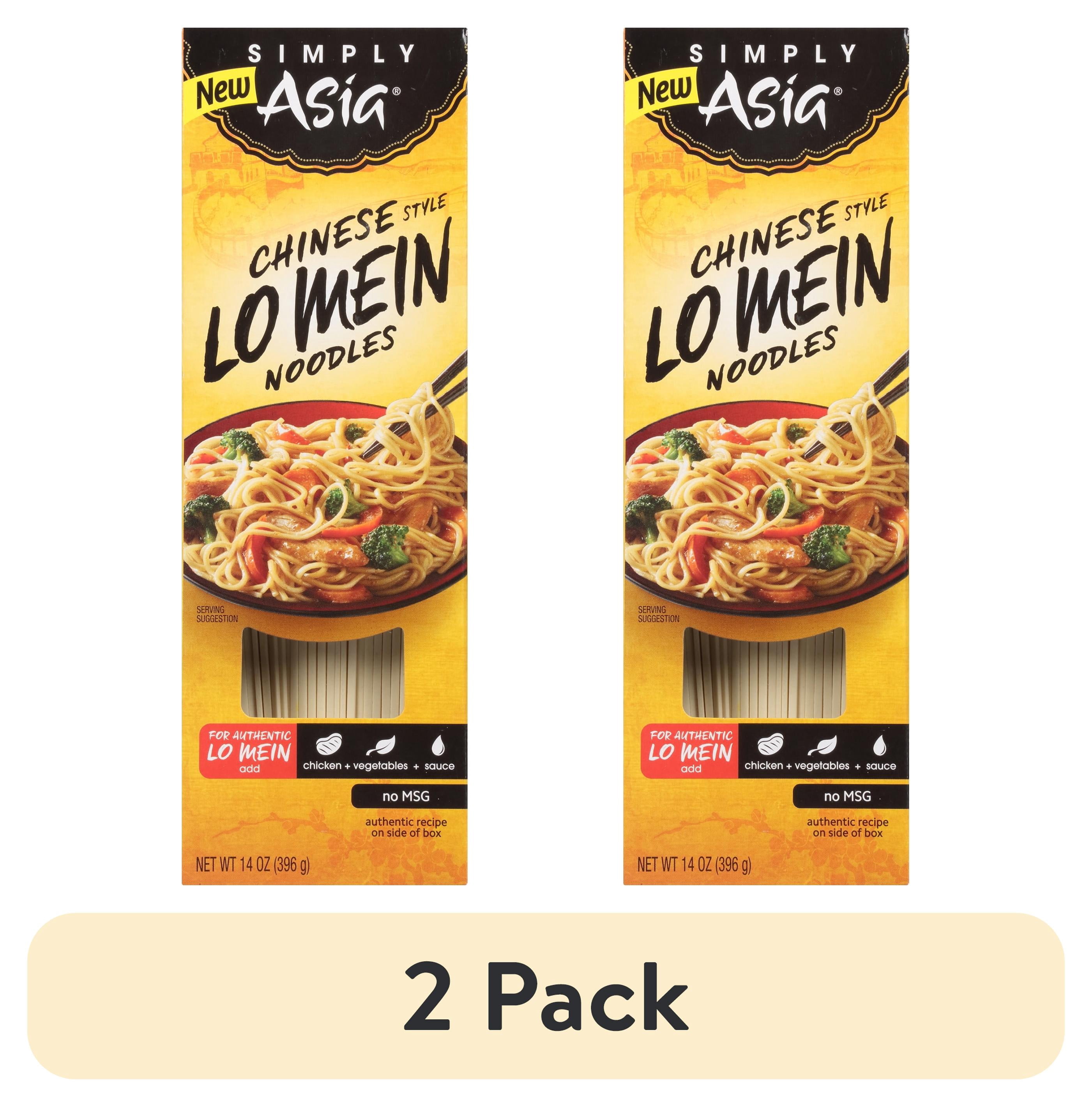 (2 pack) Simply Asia Chinese Style Lo Mein Noodles, 14.0 oz Box