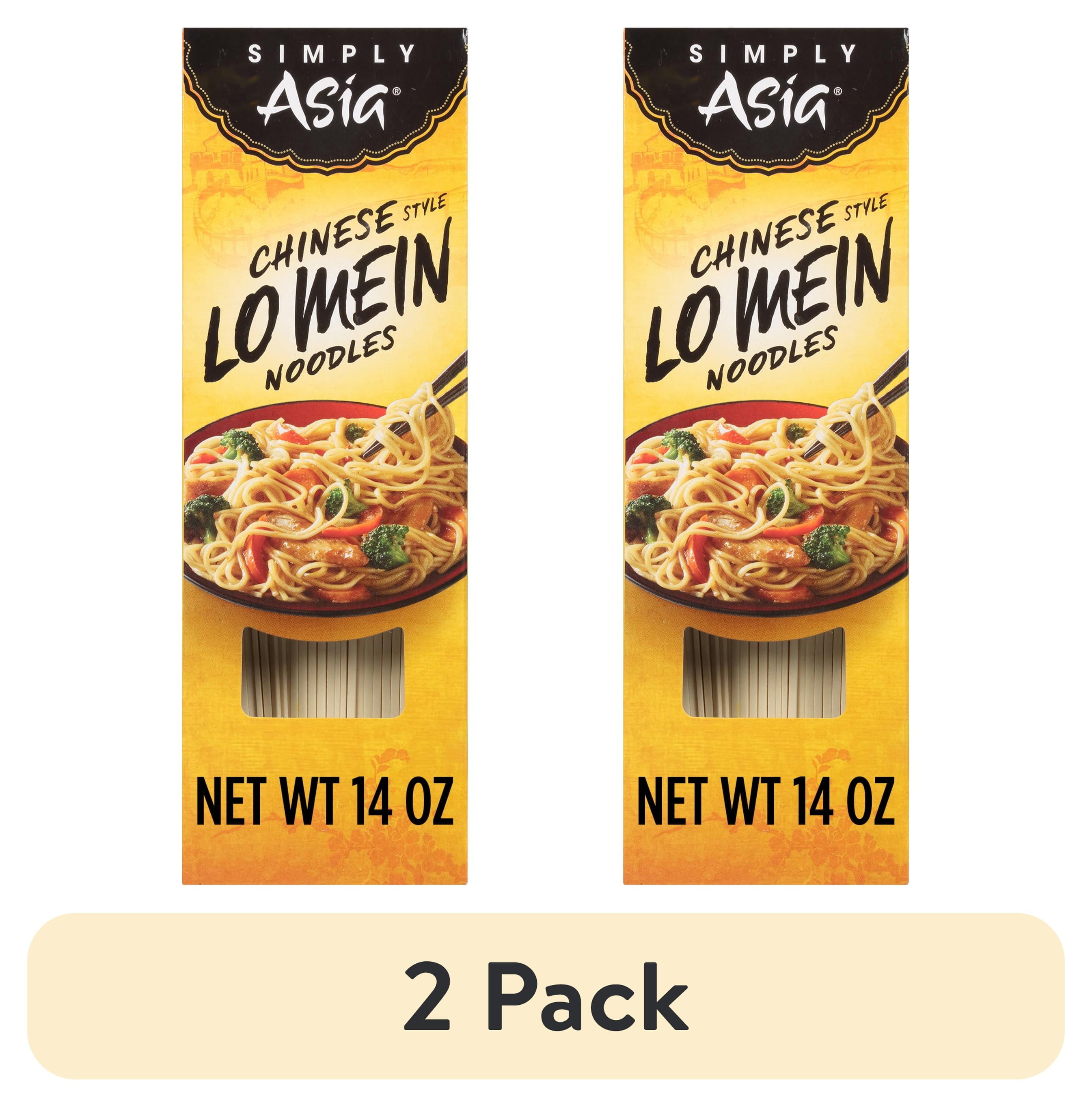 2 pack) Simply Asia Non-GMO Chinese Style Lo Mein Noodles