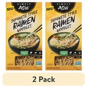 (2 pack) Simply Asia Non-GMO Japanese Style Ramen Noodles, 8 oz Box