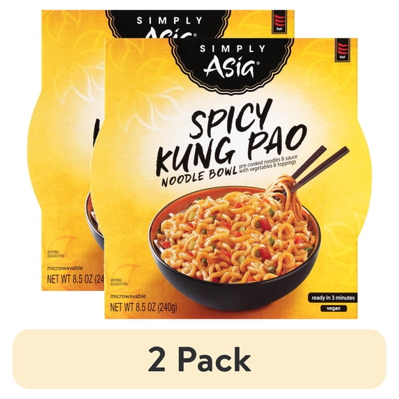(2 pack) Simply Asia Spicy Kung Pao Noodle Bowl, 8.5 oz Cup