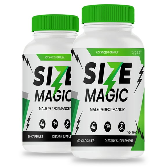 (2 pack) SizeMagic - Size Magic Pills For Men