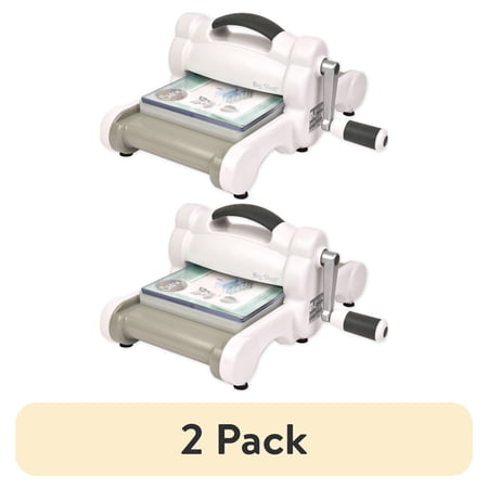 (2 pack) Sizzix Big Shot Machine Only (White & Gray) with Standard Platform