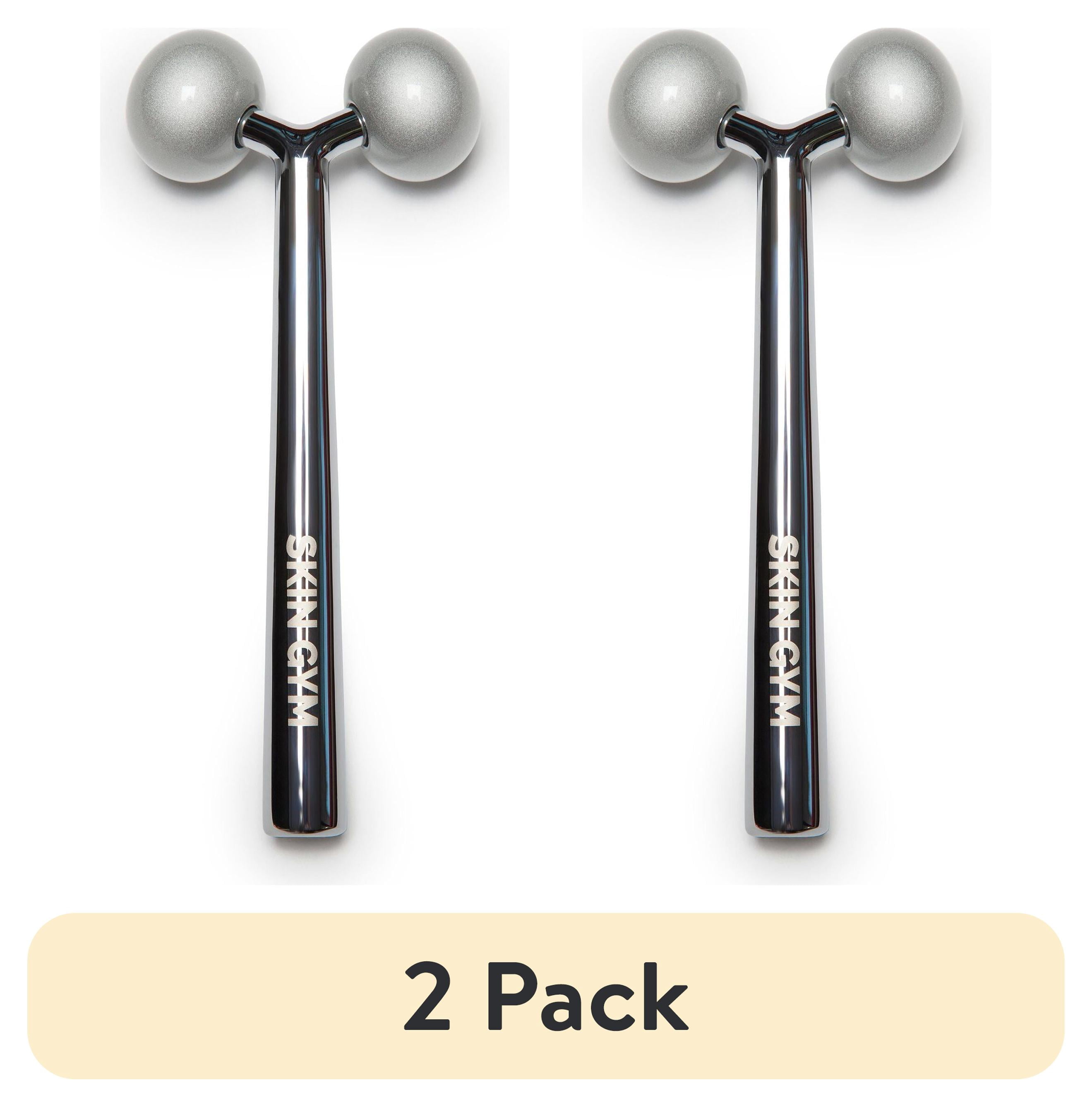 (2 pack) Skin Gym Face Sculptor Facial Massage Tool, Sculpts and Defines Facial Structure, 100% Stainless Steel