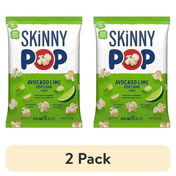 (2 pack) Skinnypop Avocado Lime 4.4oz - 4.4 OZ
