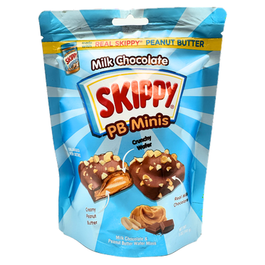 (2 pack) Skippy PB Minis, Creamy Peanut Butter And Milk Chocolate Wafer Snack, 5 oz