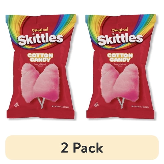 (2 pack) Skittles Cotton Candy 3.1oz/12ct