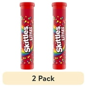 (2 pack) Skittles Littles Original Summer Candy , Share Size - 1.9 oz Tube