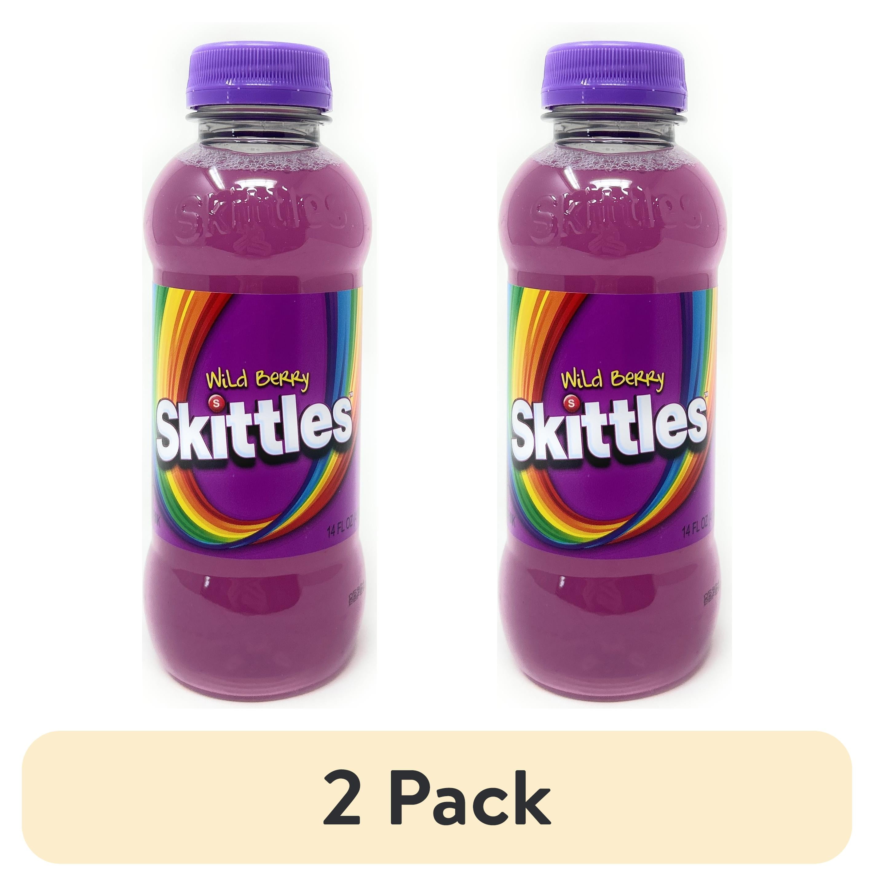 (2 pack) Skittles Original Wild Berry Drink 14oz, 2 Bottles