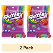 (2 pack) Skittles Wild Berry Gummy Candy - 5.8 oz Bag