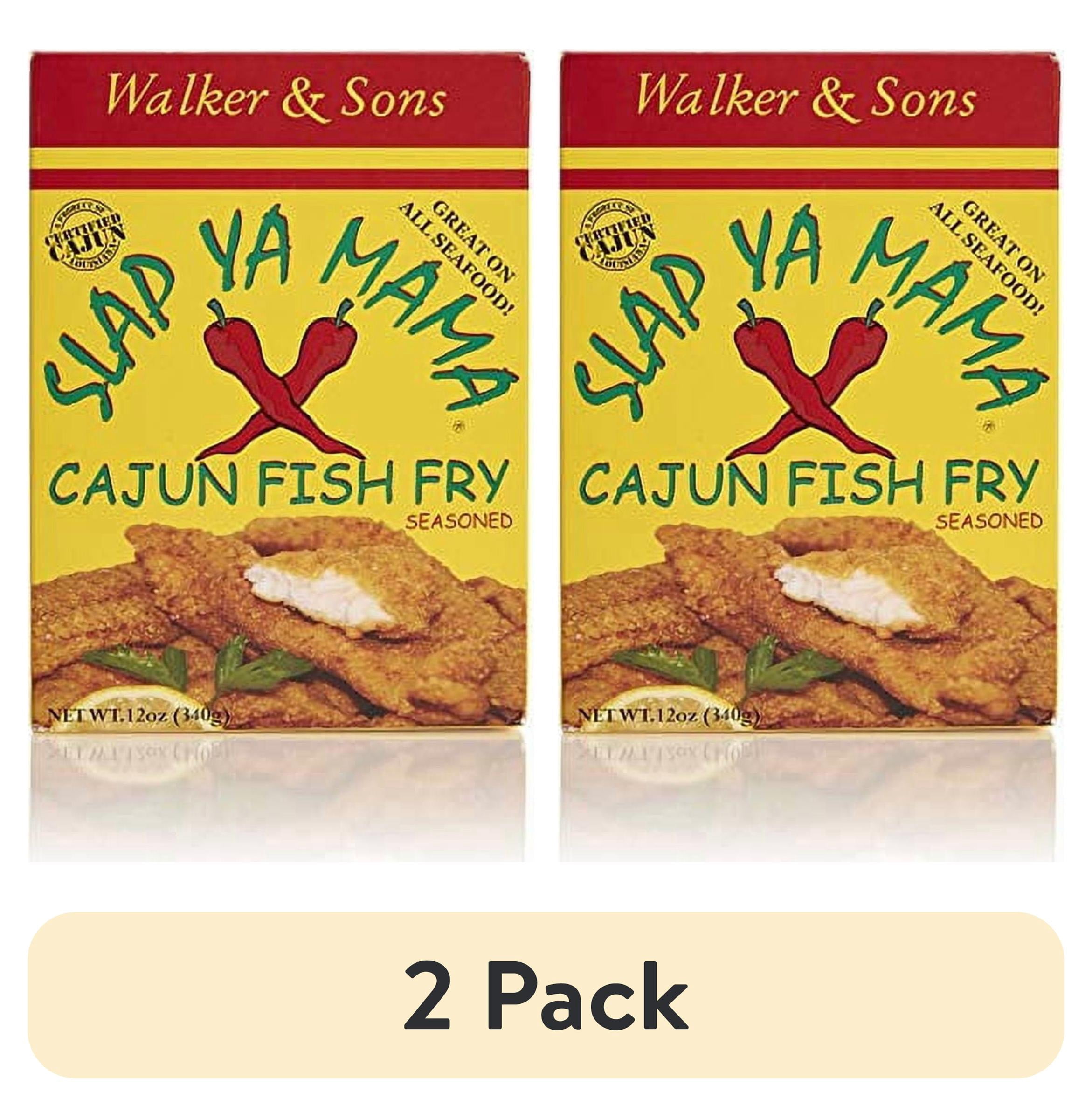 Fish Silapi (2 pack) Slap Ya Mama Louisiana Style Cajun Fish Fry, 12 oz Box, Shelf ...