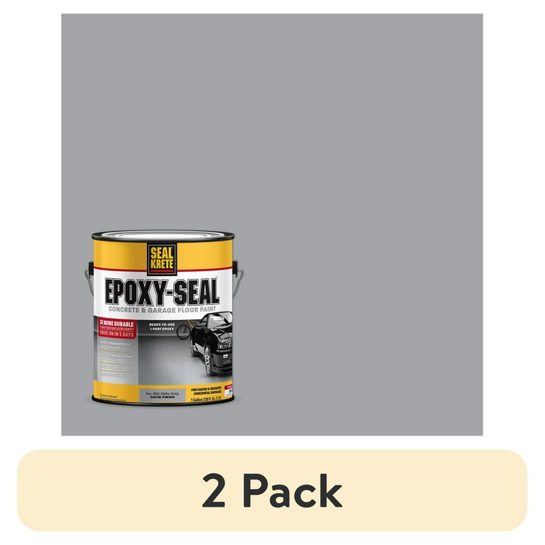 pack) Slate Gray, Seal Krete Epoxy-Seal Concrete and Garage