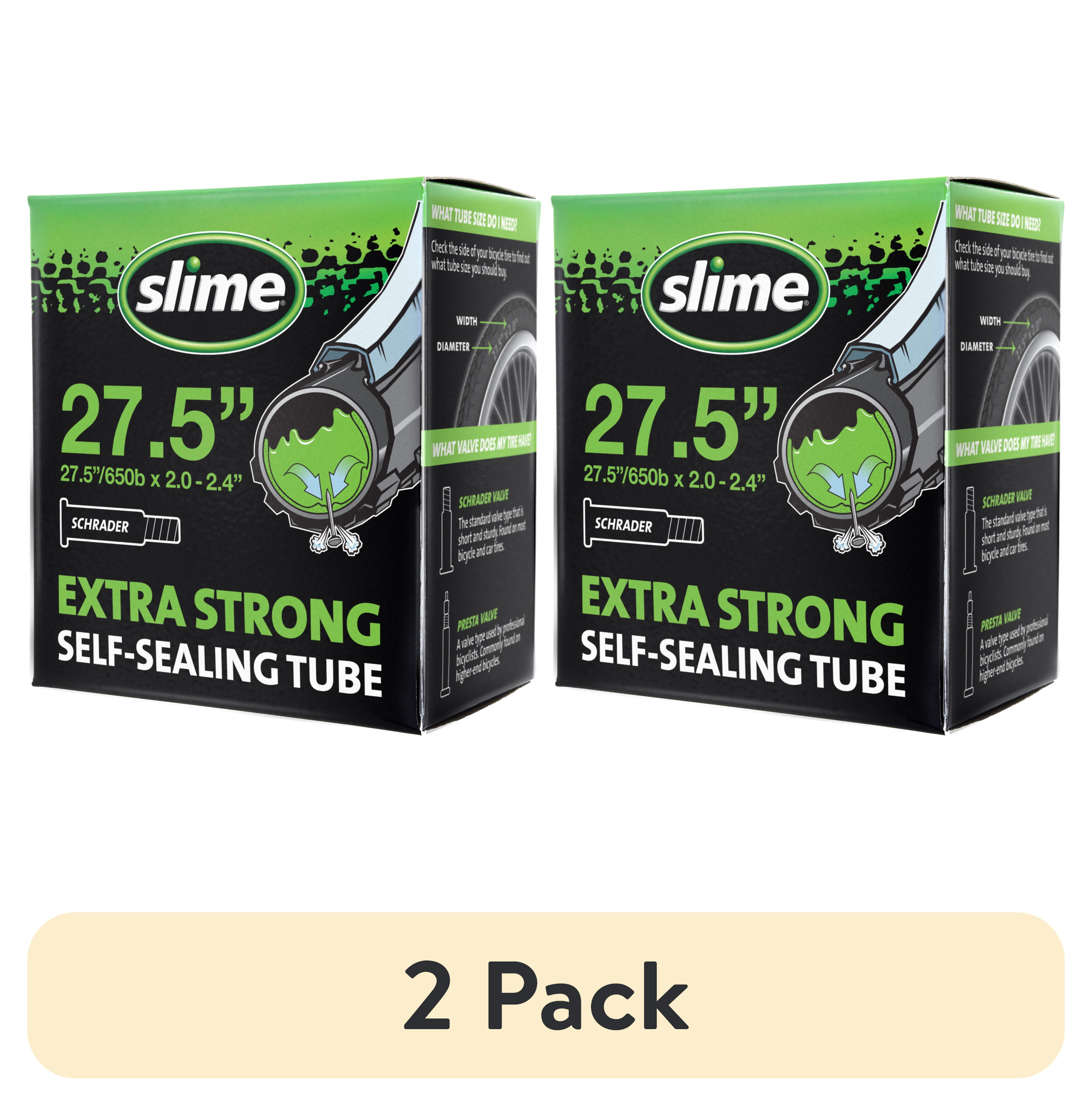 Slime Self-Sealing Bicycle Tubes (2 Pack) Walmart