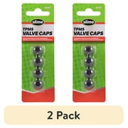 (2 pack) Slime TPMS Replacement Plastic Valve Caps 4 Count - 20231w
