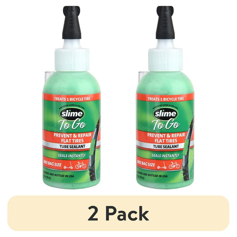 pack) Slime Tube Sealant to Go! Prevent and Repair Flat
