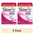 thumbnail interactive-video image 1 of (2 pack) Slow Fe Iron Supplement for Iron Deficiency Slow Release Tablets, 45 mg, 60 Count, 1 of 10