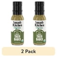 thumbnail image 1 of (2 pack) Smash Kitchen Organic Medium Green Taco Sauce, 8 oz, 1 of 9