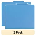 thumbnail image 1 of (2 pack) Smead 2/5-cut ROC Colored Classification Folders Letter - 8 1/2" x 11" Sheet Size - 2" Expansion - 2 x 2B Fastener(s) - 2" Fastener Capacity for Folder - 2/5 Tab Cut - Top Tab Location - Right of Cent, 1 of 8