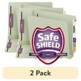 thumbnail image 1 of (2 pack) Smead 34725 Three Inch Expansion Folder, Two Fasteners, End Tab, Letter, Gray Green, 25/Box, 1 of 9