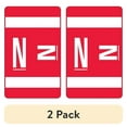 thumbnail image 1 of (2 pack) Smead AlphaZ ACCS Color-Coded Labels "N" - 1" x 1.63" Length - Red - 10 / Sheet - 100 / Pack, 1 of 4