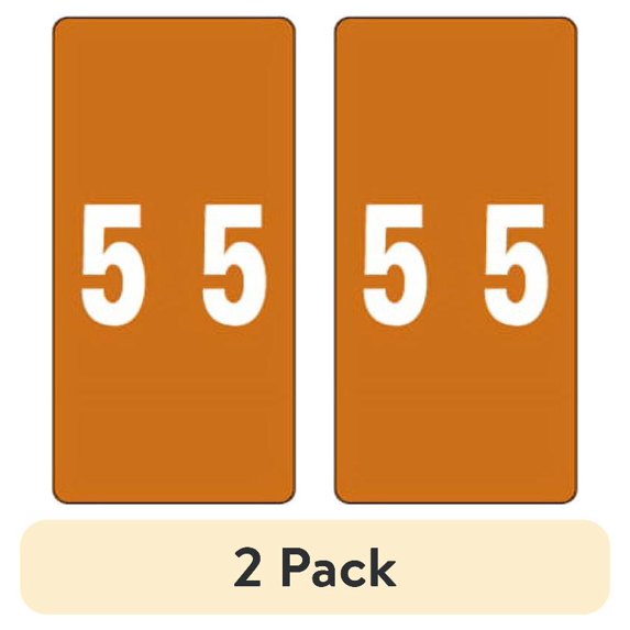 (2 pack) Smead LCC Color-Coded Numeric Labels