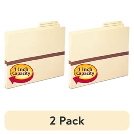 Smead Manila End Tab File Pockets - Reinforced Tab Filing Pockets For Shelf Organization, Letter Size