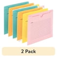 thumbnail image 1 of (2 pack) Smead Notes File Jacket, Letter Size, Assorted Col, 1 of 5