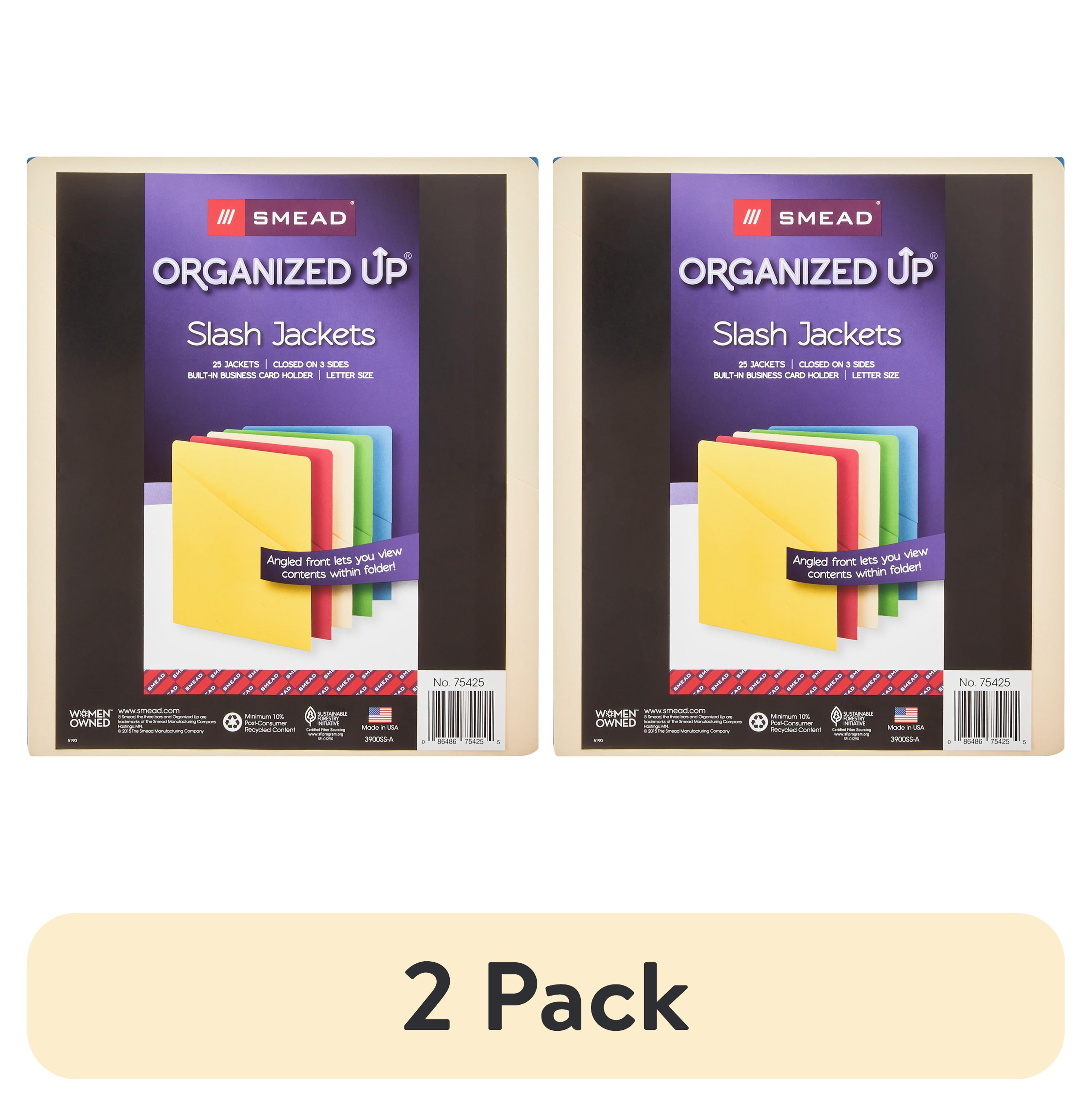 60-Pack Project File Folders - Letter Size, 1/3 Cut Tabs, Preprinted Job Tracking, Manila Colors