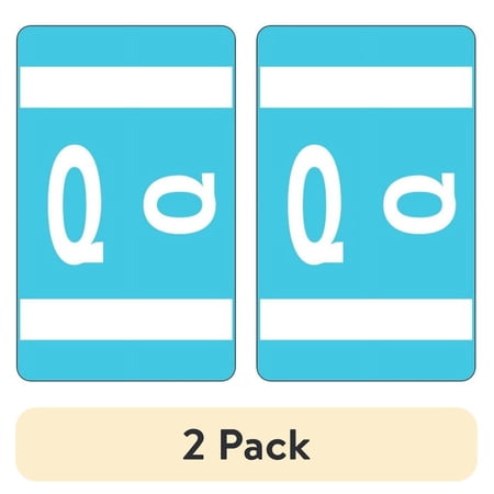 (2 pack) Smead, SMD67187, AlphaZ ACCS Color-Coded Labels, 100 / Pack, Light Blue