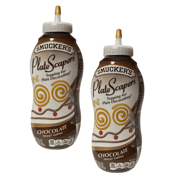 (2 pack) Smucker's Chocolate Platescapers, 19.5 oz. Bottle