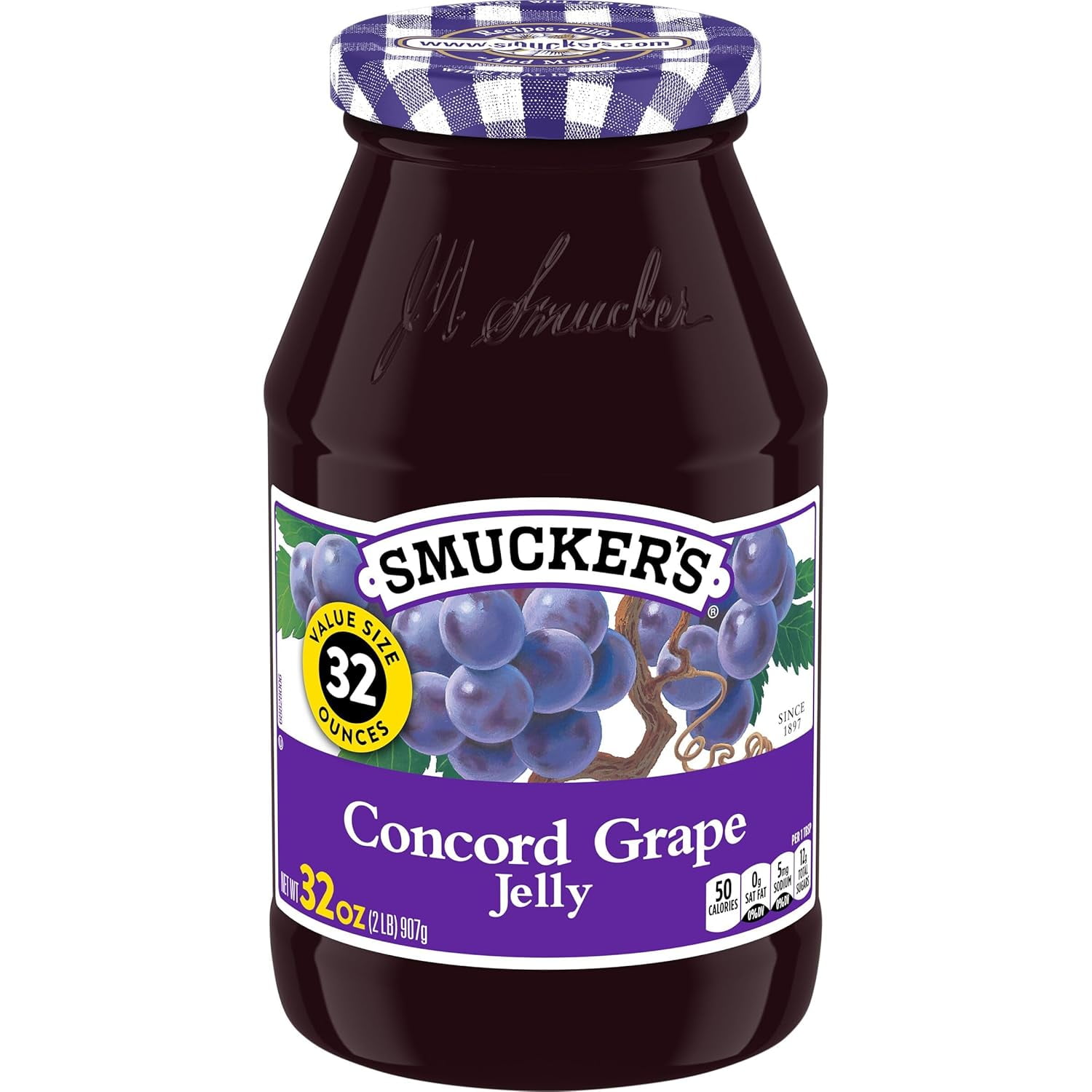 2 pack Smucker's Concord Grape Jelly, 32 Ounces