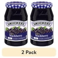 thumbnail image 1 of (2 pack) Smucker's Seedless Blackberry Jam, 18 oz, 1 of 8