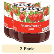 (2 pack) Smucker's Strawberry Jam, 48 Ounces