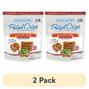 (2 pack) Snack Factory Pretzel Crisps, Gluten Free Everything Flavor, 5 oz