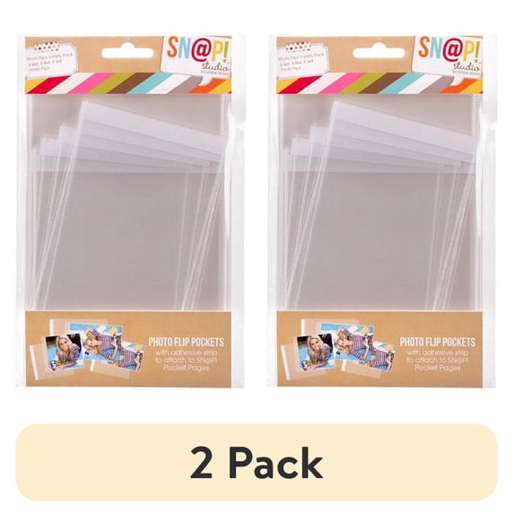 (2 pack) Snap Photo Flips Variety 12Ct