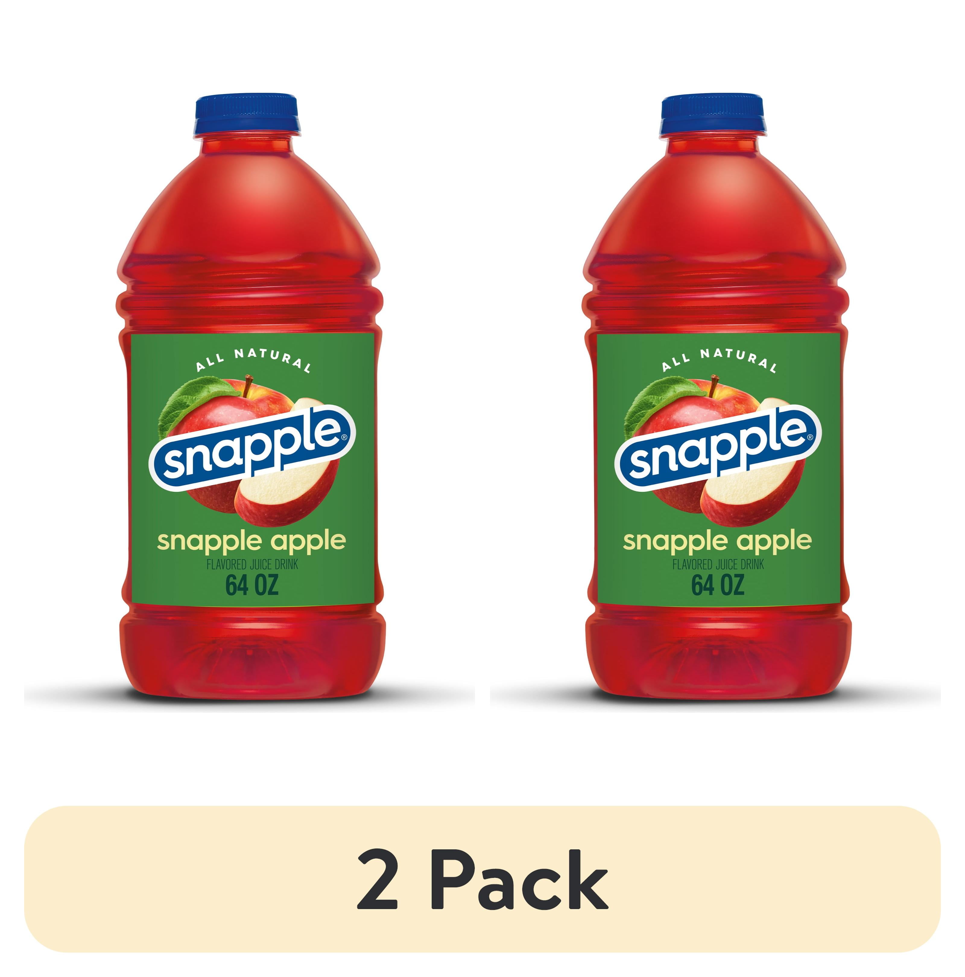 Snapple Flavored Apple Juice Drink, 64 fl oz, Bottle - Walmart.com