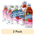 thumbnail image 1 of (2 pack) Snapple Zero Sugar Raspberry, Bottled Tea Drink, 16 fl oz, 12 Bottles, 1 of 11