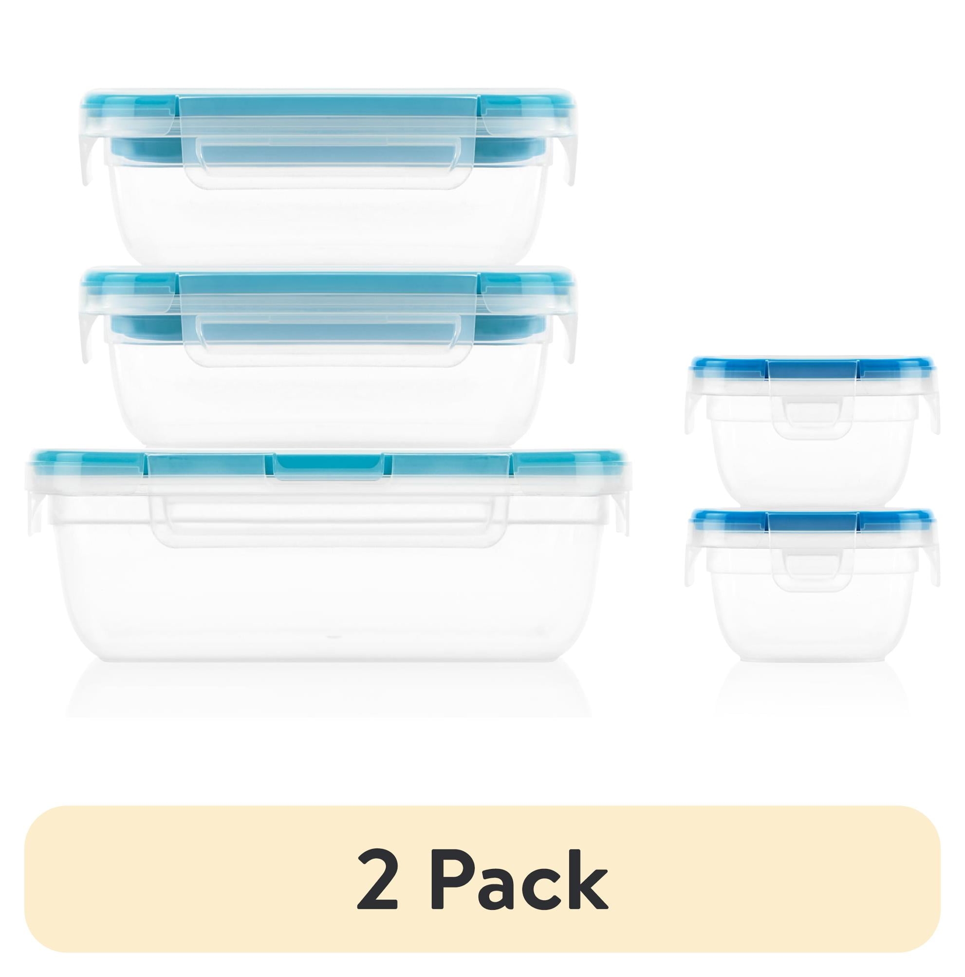 (2 pack) Snapware® Total Solution® Plastic Containers 10-pc Set with ...