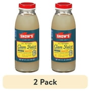 (2 pack) Snow's All Natural Clam Juice, 8 oz
