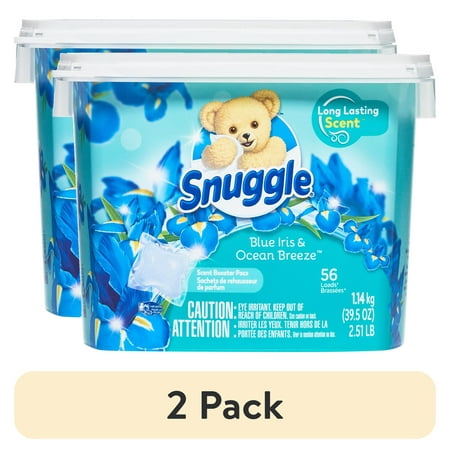 (2 pack) Snuggle Scent Boosters Blue Iris Bliss, 56 Count