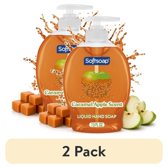(2 pack) Softsoap Limited Edition Liquid Hand Soap, Caramel Apple Scent, 7.5 fl oz