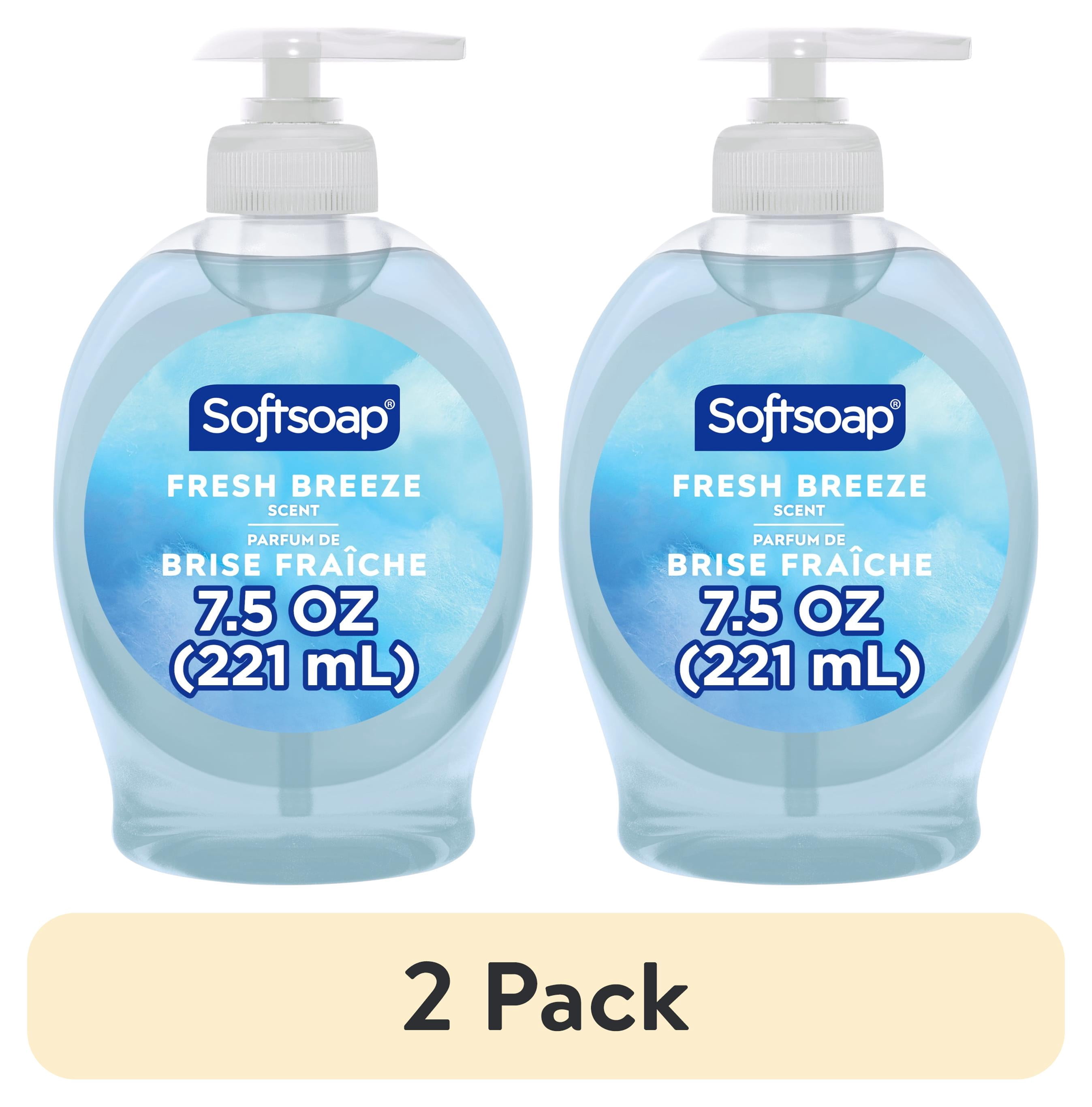 (2 pack) Softsoap Liquid Hand Soap, Kitchen and Bathroom Hand Soap, Fresh Breeze, 7.5 Fluid Ounce