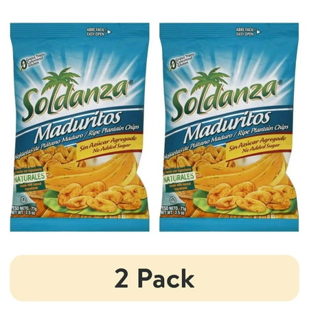 (2 pack) Soldanza Sweet Plantain Chips