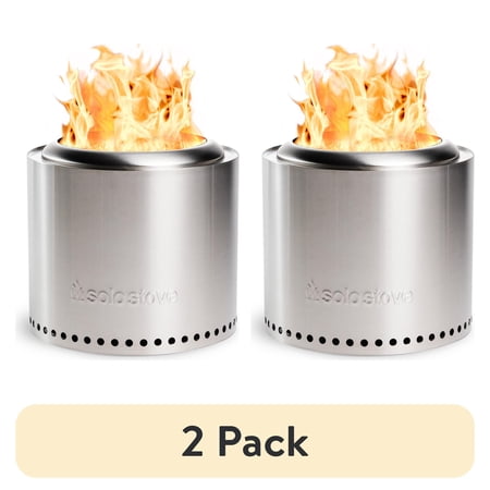(2 pack) Solo Stove Ranger 2.0, Smokeless Fire Pit.